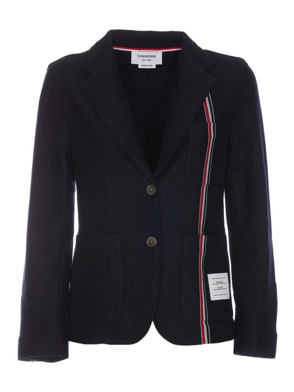 Thom Browne Jacket - Blue - Women | FJT331AJ0139415 | thebs.com