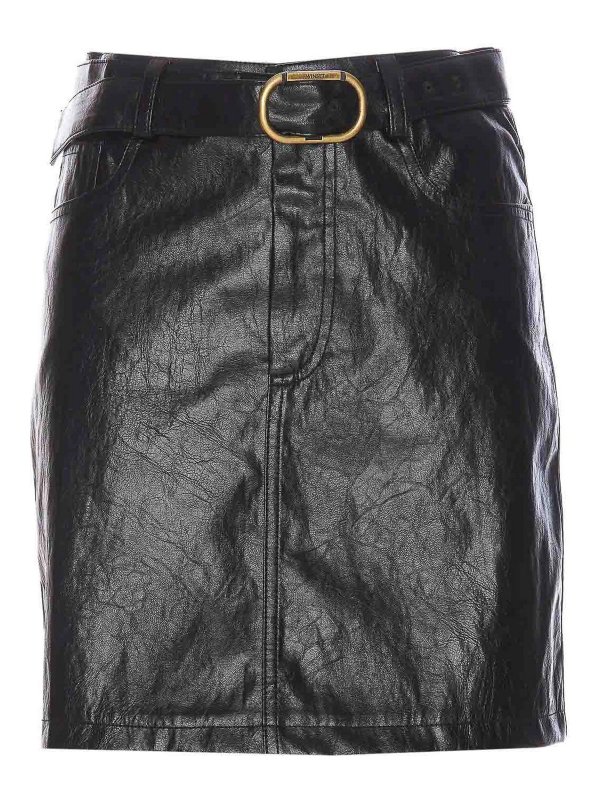 TWINSET: Knee length skirts & Midi - Black Mini Skirt