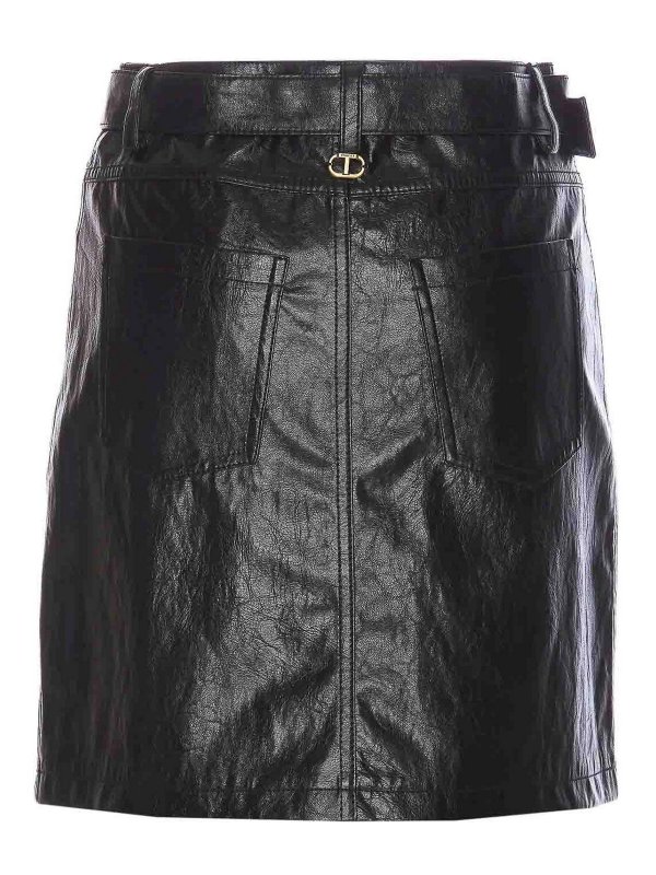 TWINSET: Knee length skirts & Midi online - Black Mini Skirt