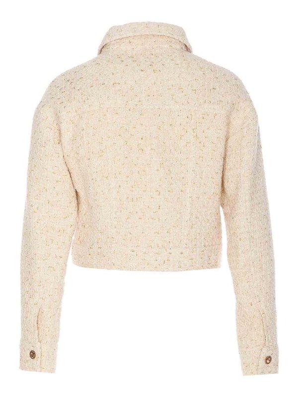 TWINSET: casual jackets online - Beige Tweed Jacket