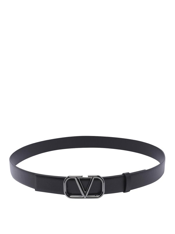 VALENTINO GARAVANI: Cinturones - Cinturón - Negro