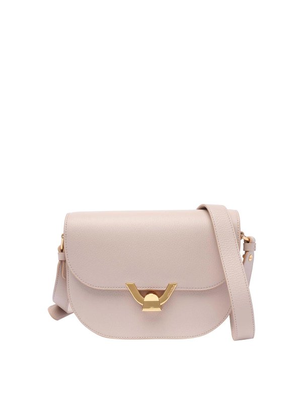 COCCINELLE: cross body bags - Dew Small Crossbody Strap Bag