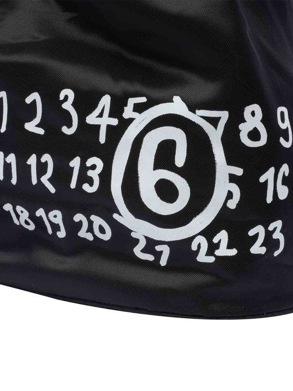 クロスボディバッグ - 黒 shop online: MM6 MAISON MARGIELA