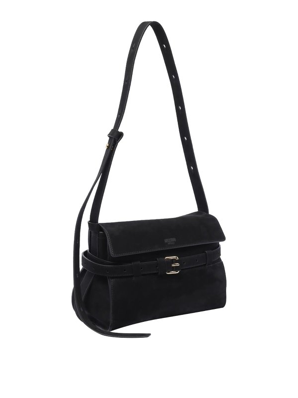 MOSCHINO: クロスボディバッグ online - クロスボディバッグ - 黒