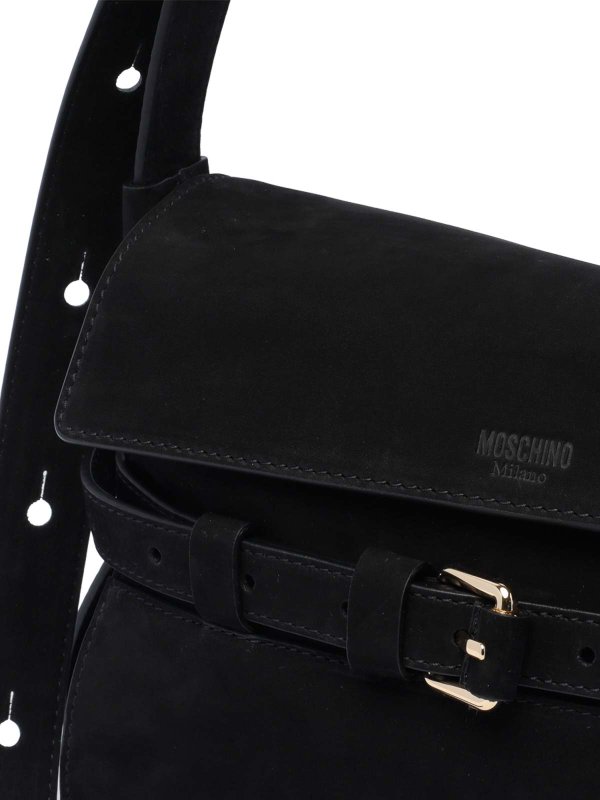クロスボディバッグ - 黒 shop online: MOSCHINO