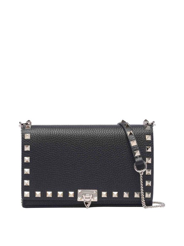 VALENTINO GARAVANI: クロスボディバッグ - クロスボディバッグ - 黒