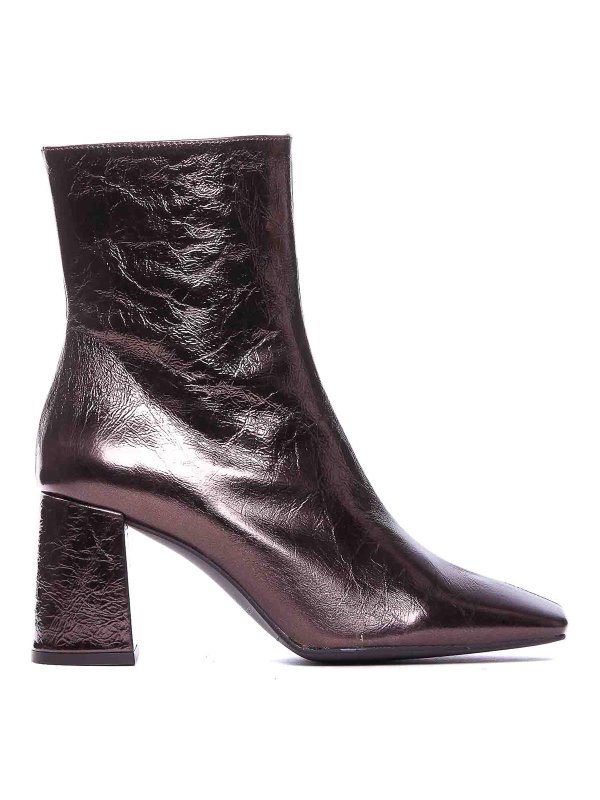 ANGEL ALARCON: ブーティー - アンクルブーツ - ヌードカラー