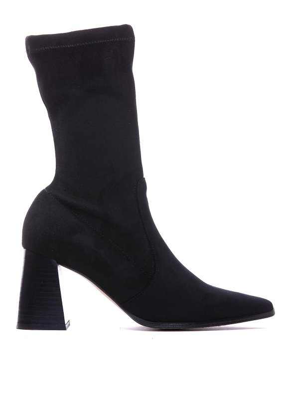 ANGEL ALARCON: ブーツ - ブーツ - 黒