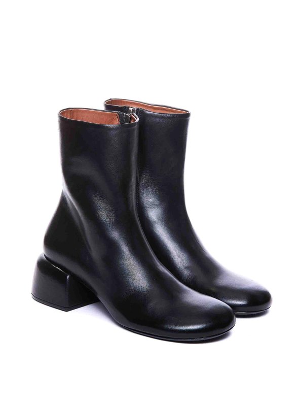Black Basata Booties shop online: Marsèll