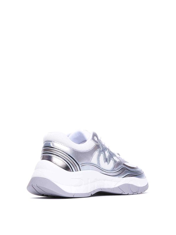 Pinko: sneakers online - Scneaker Glammy 04 color argento