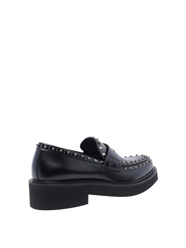 The Best Shops VALENTINO GARAVANI: ロファー＆スリッパ - ローファー - 黒