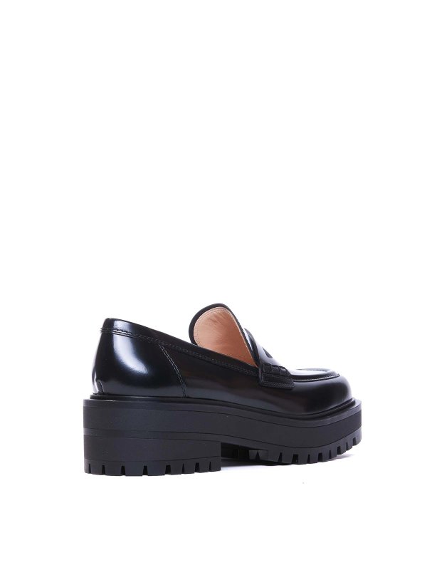 Gianvito Rossi: classic shoes online - Black Loafers