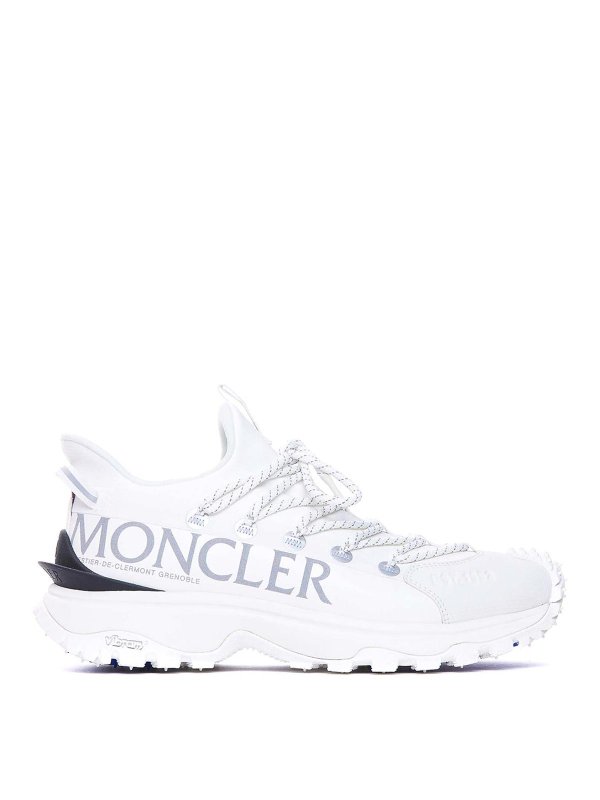 MONCLER: Chaussures de sport - Baskets - Blanc