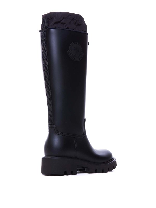 The Best Shops MONCLER: stivali - Stivali da pioggia alti Kickstram neri