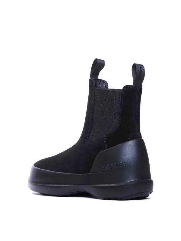 The Best Shops Moon Boot: Bottines - Bottes - Noir