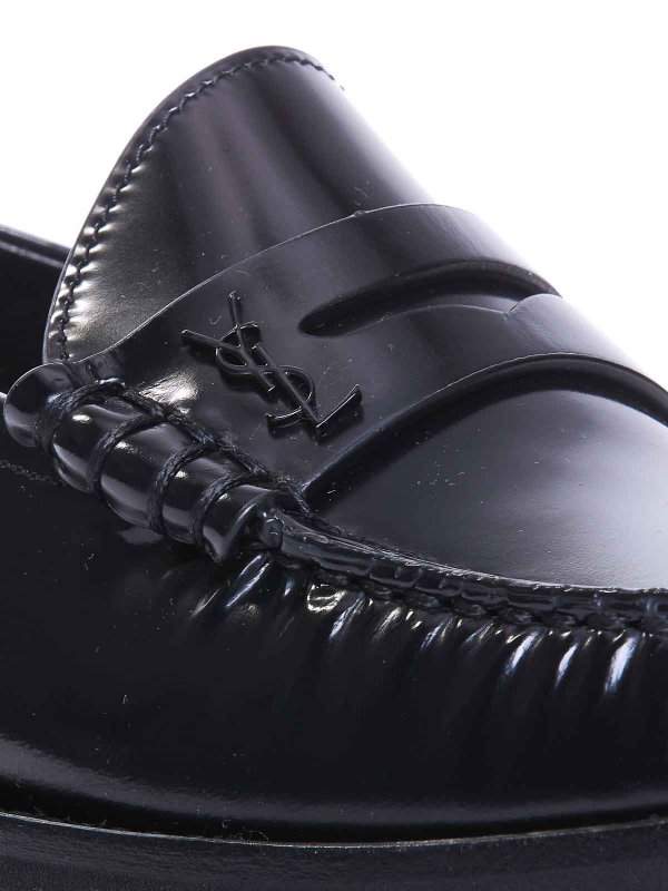 The Best Shops SAINT LAURENT: Loafers & Slippers - Le Loafer Monogram Loafers