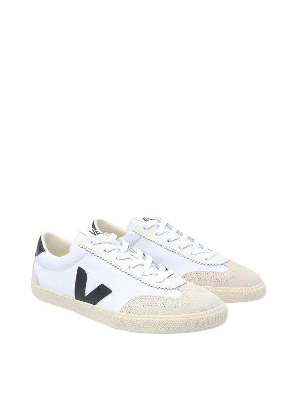 VEJA: sneakers online - Scneaker in tela bianca Volley