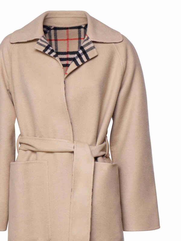 Kurzer Mantel - Beige shop online: BURBERRY
