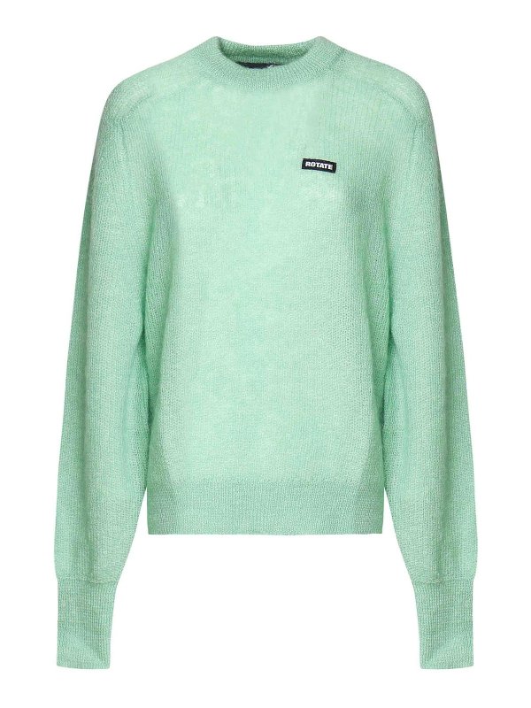 ROTATE Birger Christensen: crew necks - Logo Sweater