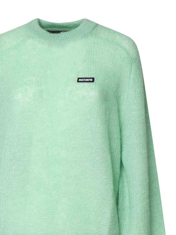 ROTATE Birger Christensen: crew necks online - Logo Sweater