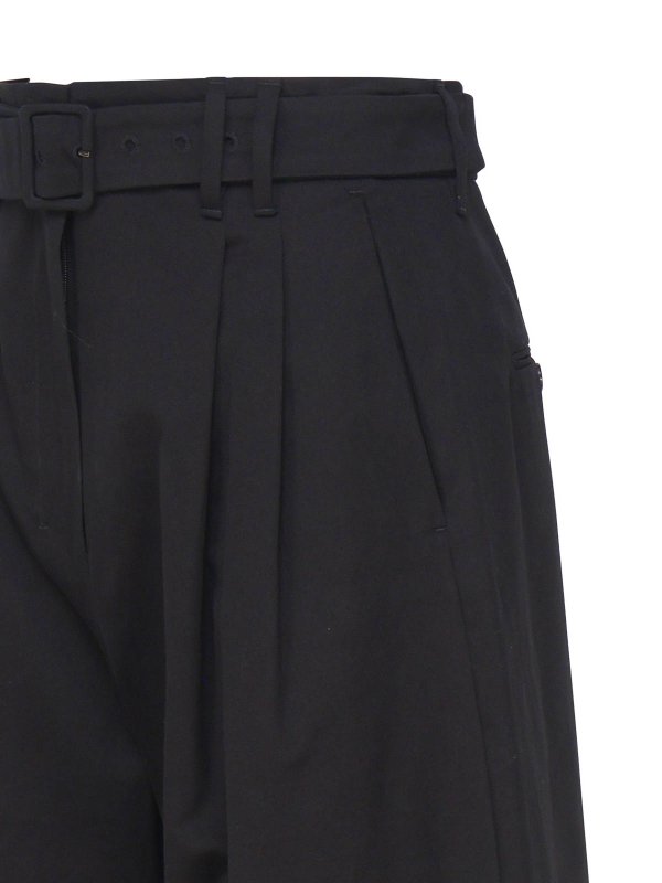 The Best Shops S MAX MARA: トラウザーショーツ - ショートパンツ - 黒