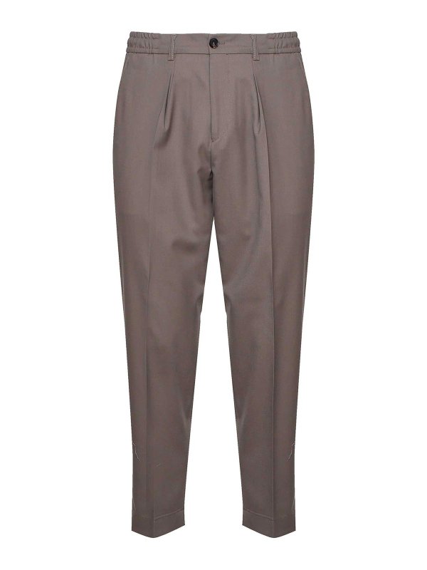 BEABLE: カジュアルトラウザー - カジュアルパンツ - ベージュ