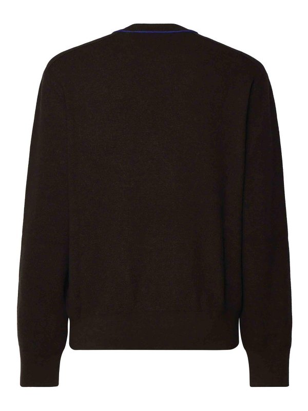 Cashmere Sweater With Knight Logo shop online: BURBERRY