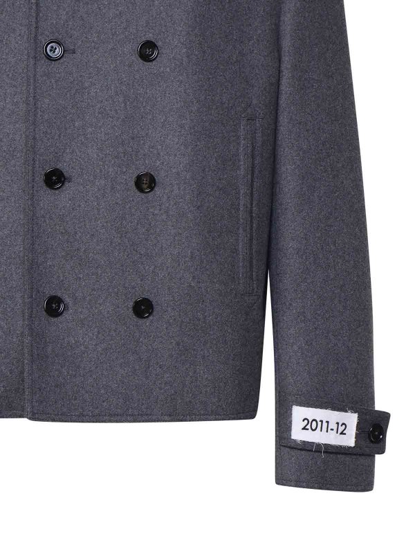 The Best Shops DOLCE & GABBANA: Kurze Mäntel - Kurzer Mantel - Grau