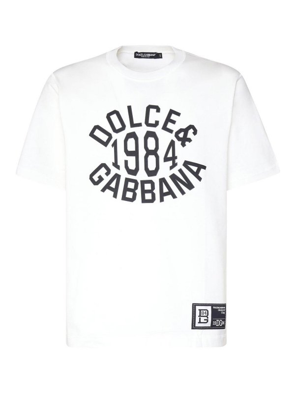 DOLCE & GABBANA: T-shirts - T-Shirt - Weiß