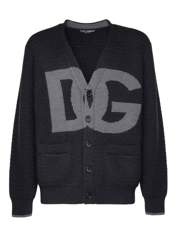 DOLCE & GABBANA: カーディガン - カーディガン - グレー