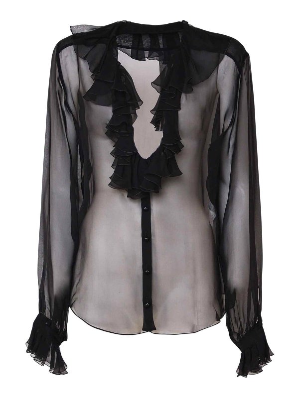 DOLCE & GABBANA: Hemden - Hemd - Schwarz