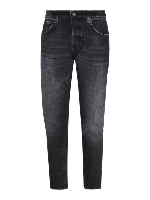 DONDUP: Bootcut - Bootcut Jeans - Schwarz