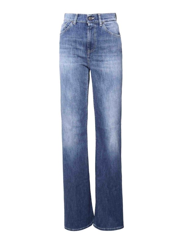DONDUP: Bootcut - Bootcut Jeans - Blau