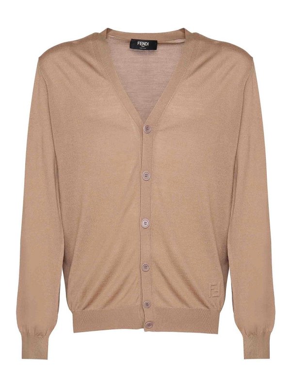 FENDI: cardigans - Cardigan In Light Wool