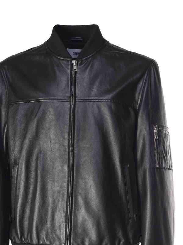 The Best Shops Mauro Grifoni: leather jacket - Letaher Jacket