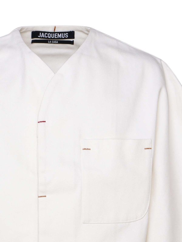 The Best Shops JACQUEMUS: シャツ - シャツ - 白