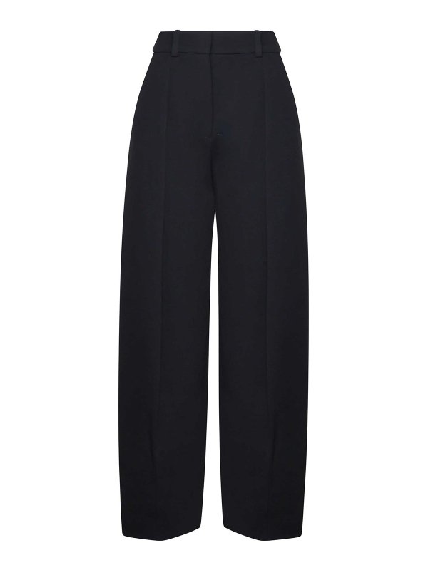 JACQUEMUS: カジュアルトラウザー - カジュアルパンツ - 黒