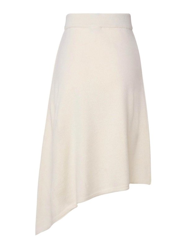 MARIUCCIA: ニーレングススカート＆ミディ丈 online - 膝丈/ミディスカート - 白