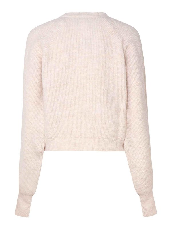 MARIUCCIA: Suéteres con cuello pico online - Suéter Cuello Redondo - Blanco