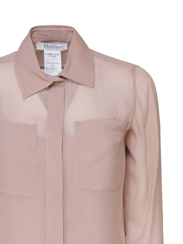 The Best Shops Max Mara: shirts - Ercole Silk Shirt