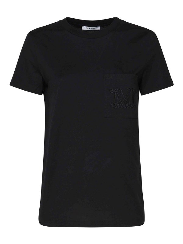 Max Mara: t-shirts - T-Shirt Papaya