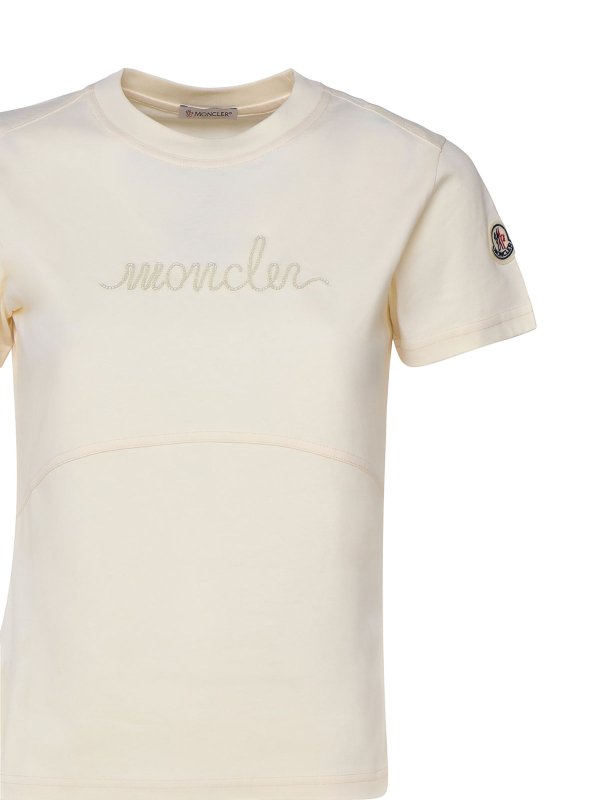 The Best Shops MONCLER: t-shirt - T-shirt In Cotone