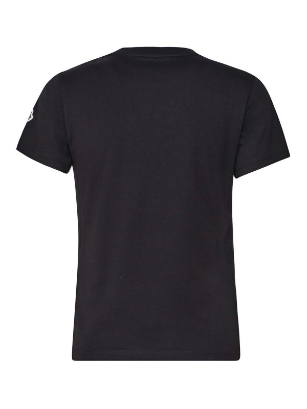 MONCLER: T-shirts online - T-Shirt - Noir