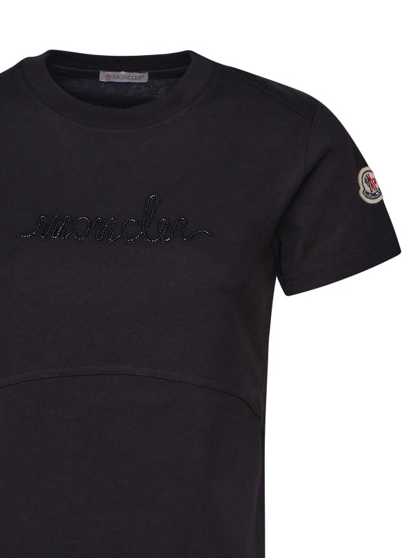 The Best Shops MONCLER: T-shirts - T-Shirt - Noir