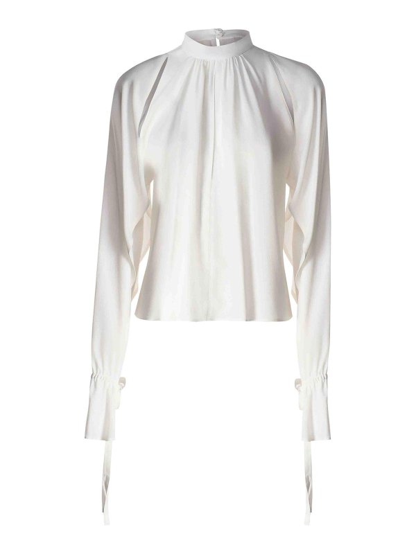 Pinko: blouses - Flowing Blouse In Silk Blend