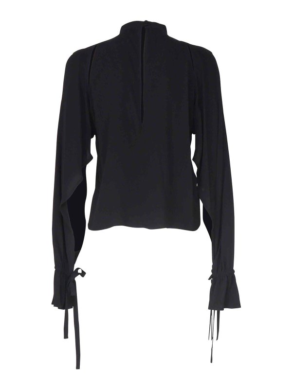 Pinko: bluse online - Blusa Fluida In Misto Seta