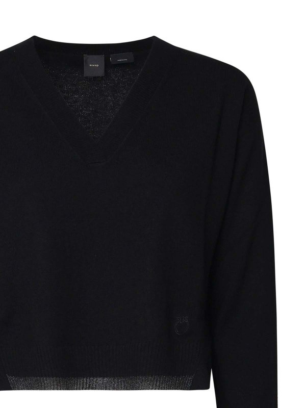 The Best Shops Pinko: Pull col rond - Pull Col Rond - Noir