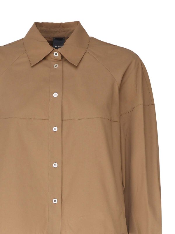 The Best Shops Pinko: Hemden - Hemd - Braun