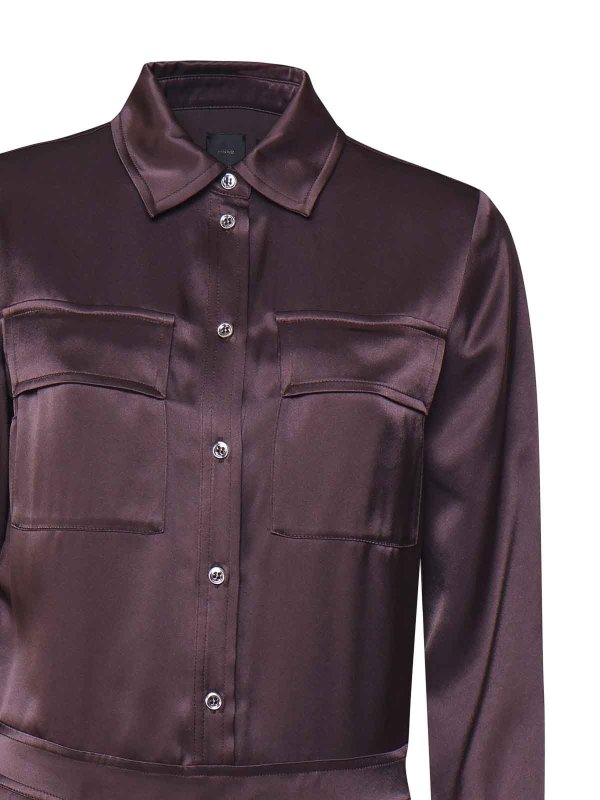 The Best Shops Pinko: マキシドレス - マキシドレス - ブラウン