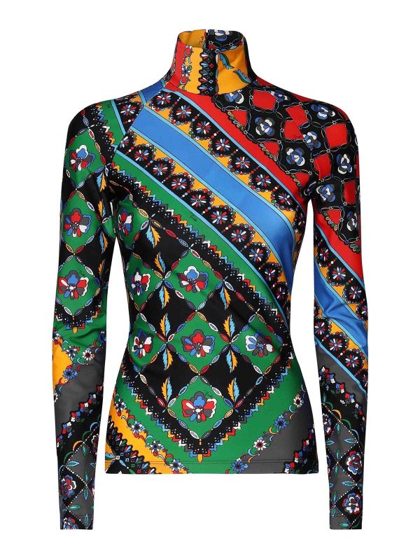 EMILIO PUCCI: クルーネック - クルーネック - マルチカラー